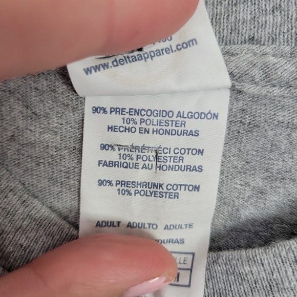 I Know I'm Awesome Grey Short Sleeve T-shirt Unisex Medium Delta Pro Weight - Picture 4 of 5